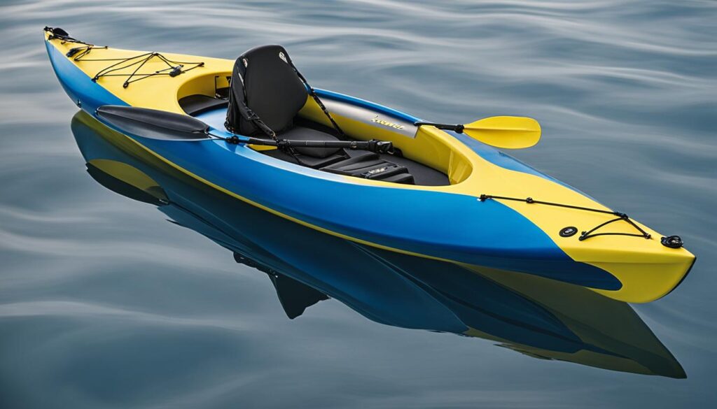 Rotomolded polyethylene kayak